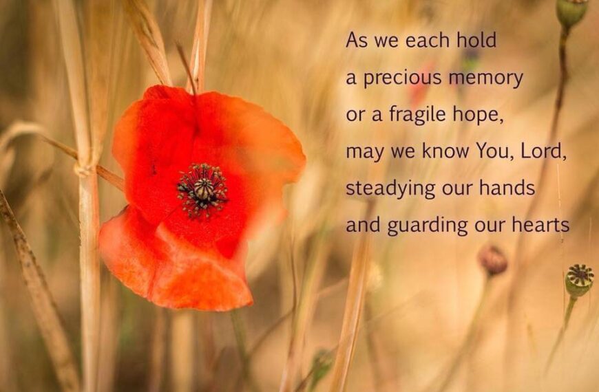 Our Service of Remembrance will start at 10.30am on Sunday.