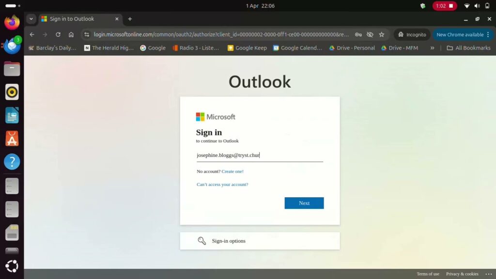 First Time User – Microsoft 365 Email and Cloud